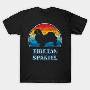 Tibetan Spaniel Vintage Design Dog T-Shirt